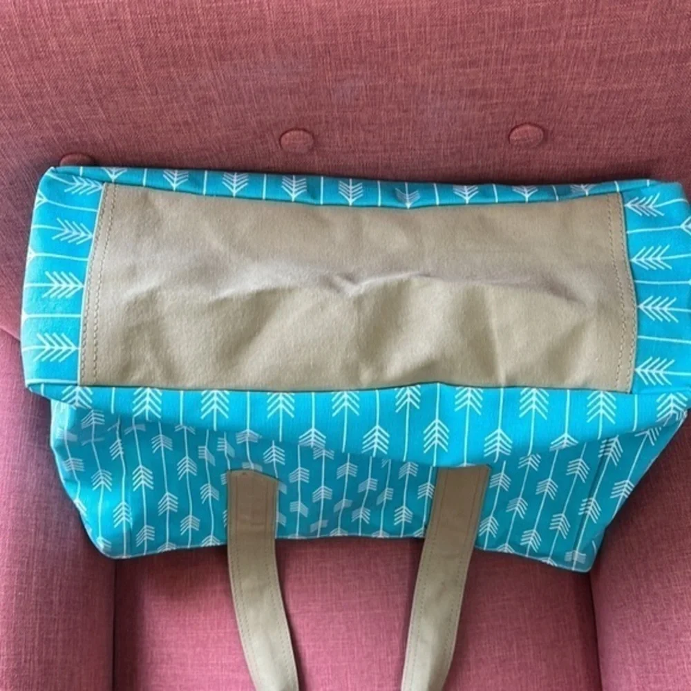 AME & LULU TOTE‎ BAG CANVAS NWOT  WITH NYLON LINER